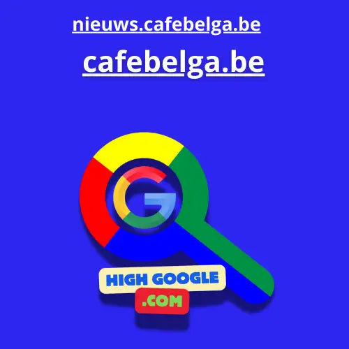 Google-thema vergrootglas op Backlink Cafebelga voor zoekmachineoptimalisatie