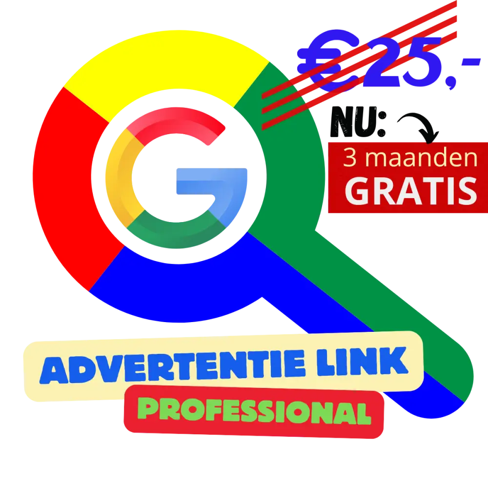 Google-thema advertentie in Advertentie Link Professional tool